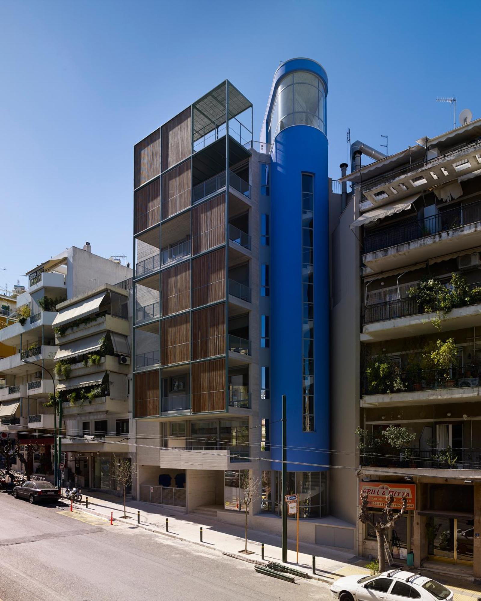 Athens Bluebuilding Daire Dış mekan fotoğraf