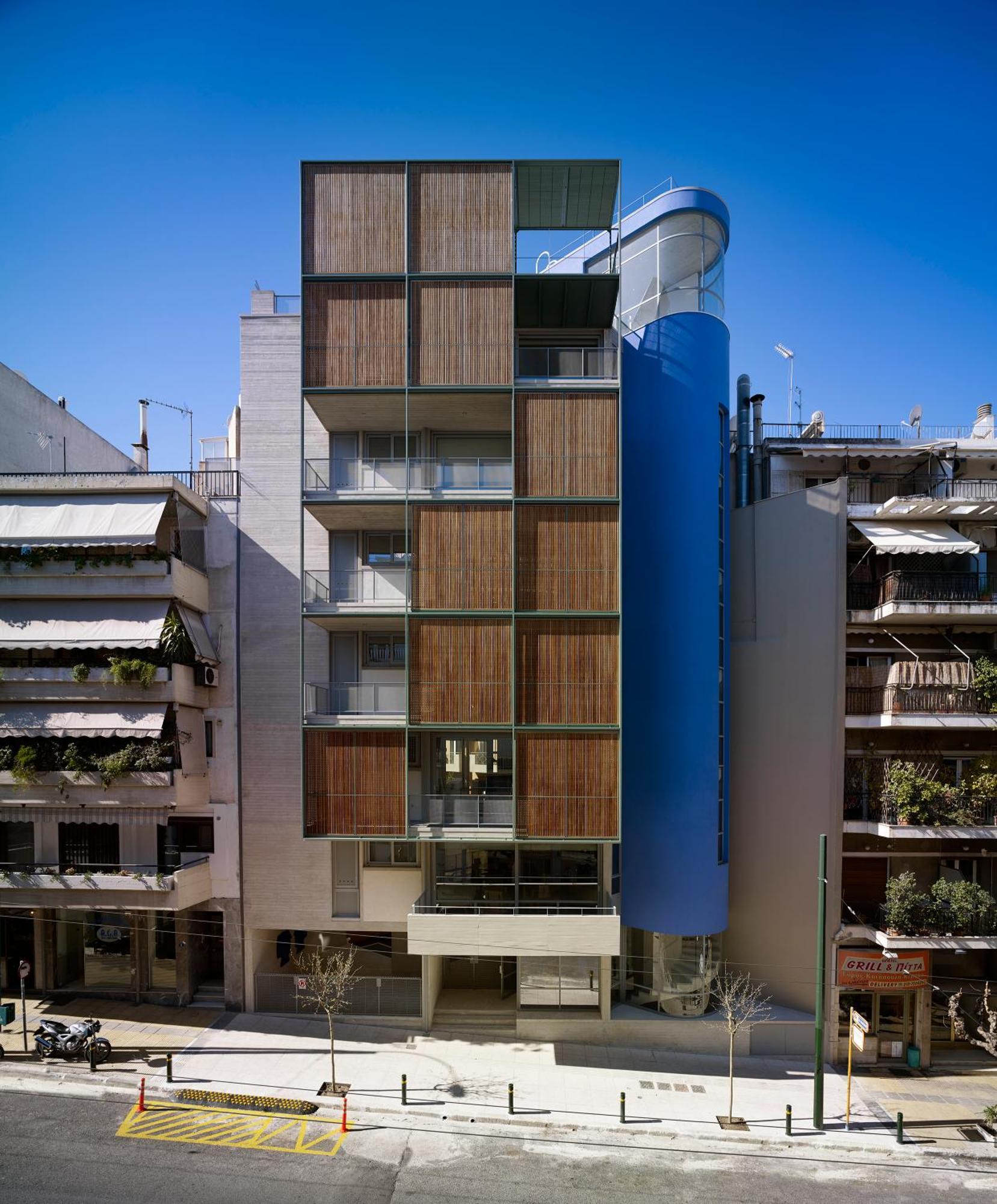 Athens Bluebuilding Daire Dış mekan fotoğraf